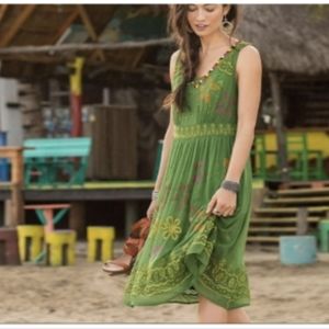 Sundance | Dresses | Sundance Green Embroidered Botanica Dress Size 4 |  Poshmark